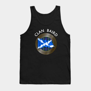 Clan Baird Crest & Tartan Knot Tank Top